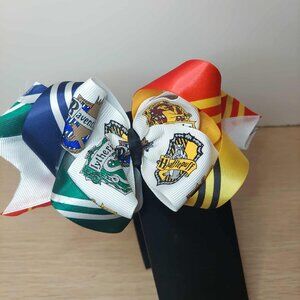 House Pride in Every Strand! Handmade Hogwarts Hair Bow